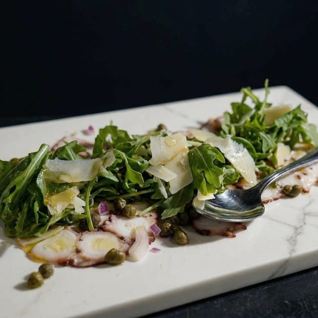 Octopus Carpaccio.